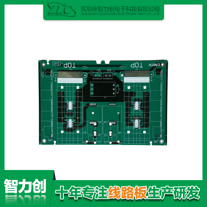 雙面埋銅片 PCB 板運用新能源汽車(chē)（表面無(wú)鉛噴錫處理）.png